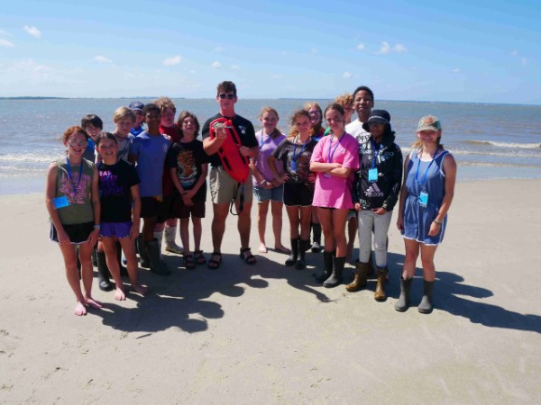 ACC 4-H'ers at Junior Camp on Tybee Island 